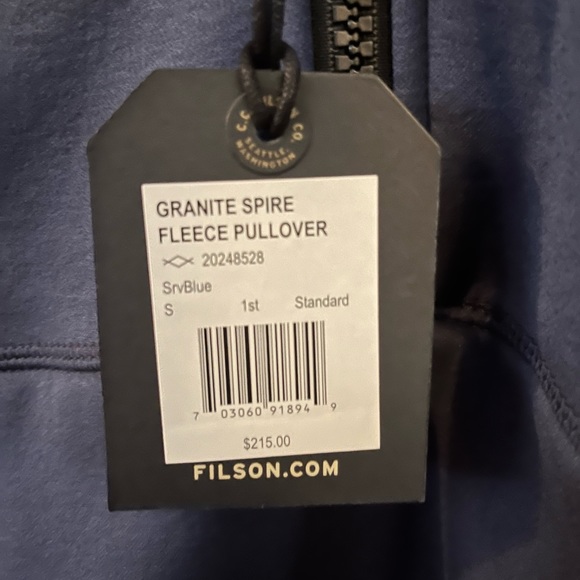 Filson Granite Spire Fleece Pullover Men’s - Picture 2 of 5